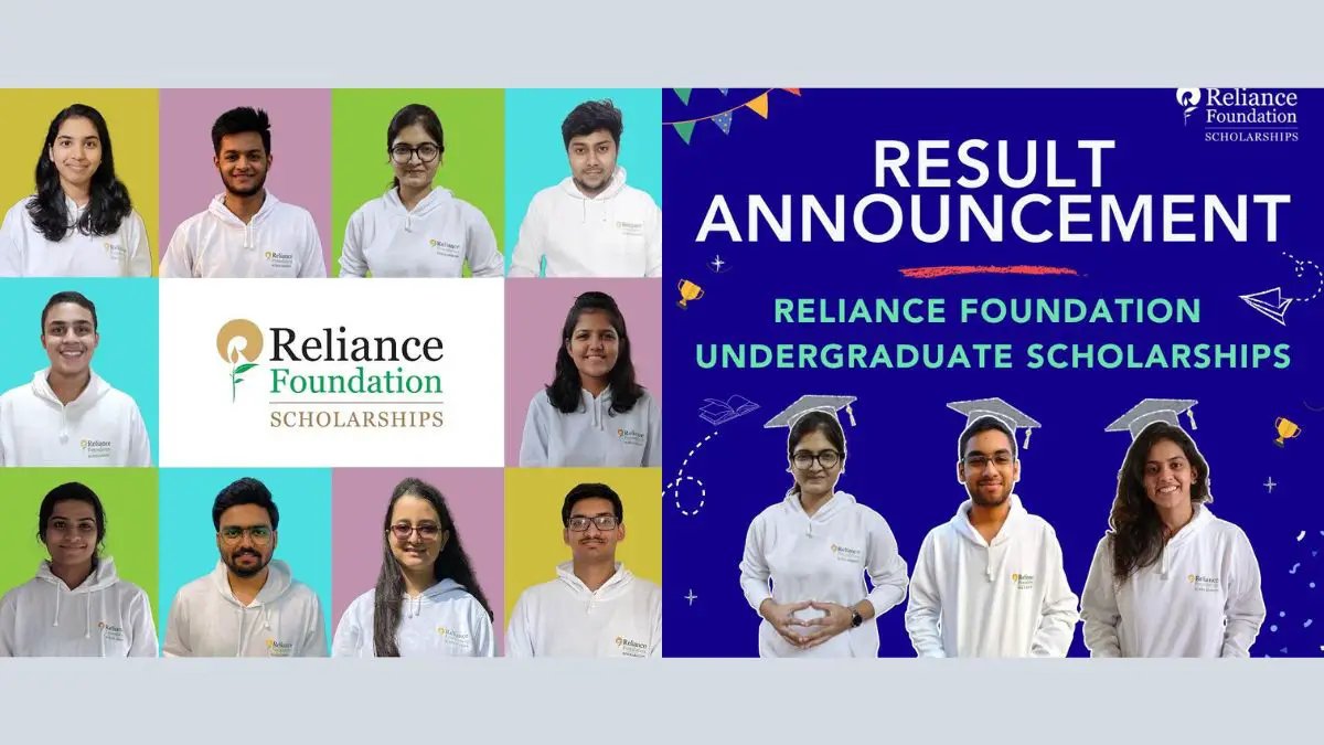 Reliance Foundation Scholarship 2023-24 result