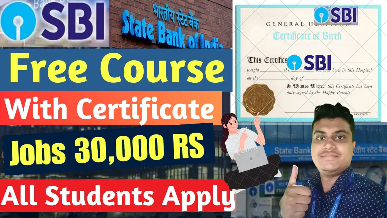 State Bank of India Free Courses & Certifications 2024