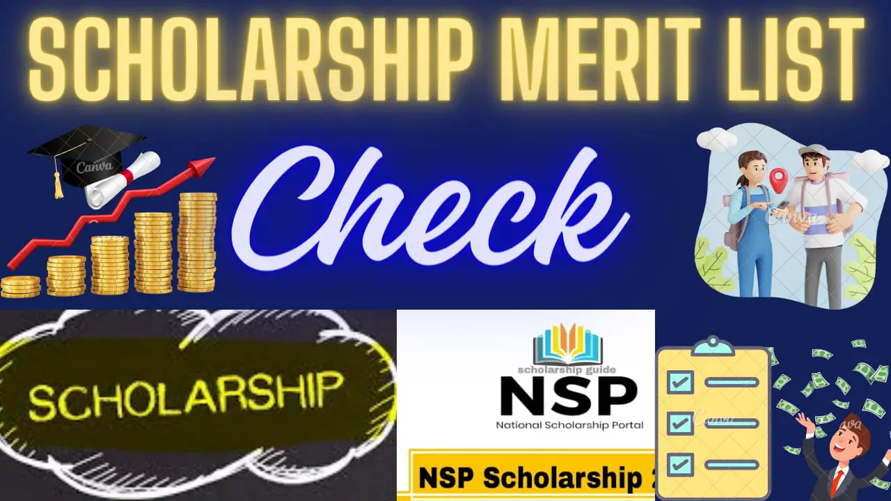 nsp scholarship merit list check