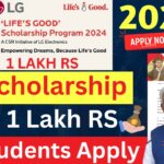 LIFE’S GOOD Scholarship 2024 Apply Online