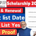 NSP Merit list 2024-25 Release Date