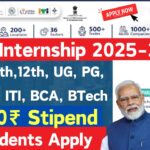 Govt. Apprenticeship Portal 2025-26 | Class 12th to UG, PG, Diploma | Stipend 15,000 Per Month | All students apply @https://www.apprenticeshipindia.gov.in/